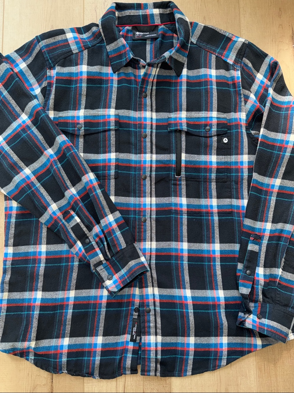 Marmot Men's Tromso Midweight Flannel Long-Sleeved Plaid Shirt